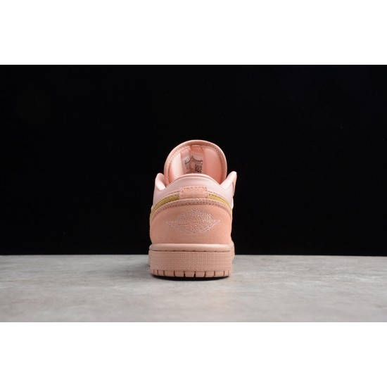 Jordan 1 Retro Low Coral Stardust CJ9216676 Basketball Shoes Women