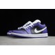 Jordan 1 Retro Low Court Purple 553558501 Basketball Shoes Unisex