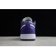 Jordan 1 Retro Low Court Purple 553558501 Basketball Shoes Unisex