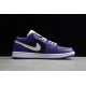Jordan 1 Retro Low Court Purple 553558501 Basketball Shoes Unisex