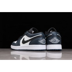 Jordan 1 Retro Low Dark Teal 553558411 Basketball Shoes