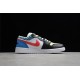 Jordan 1 Retro Low Funky Patterns DH5927006 Basketball Shoes
