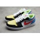 Jordan 1 Retro Low Funky Patterns DH5927006 Basketball Shoes