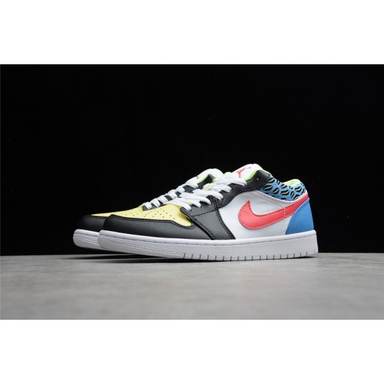 Jordan 1 Retro Low Funky Patterns DH5927006 Basketball Shoes