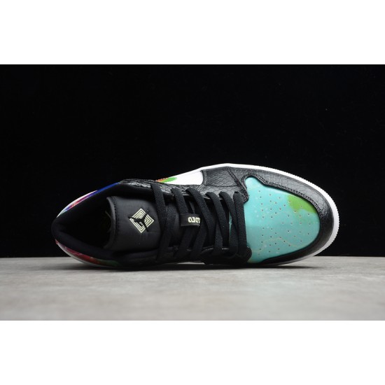 Jordan 1 Retro Low Galaxy CW7309090 Basketball Shoes Unisex