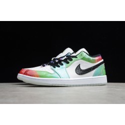 Jordan 1 Retro Low Galaxy CW7310909 Basketball Shoes Unisex