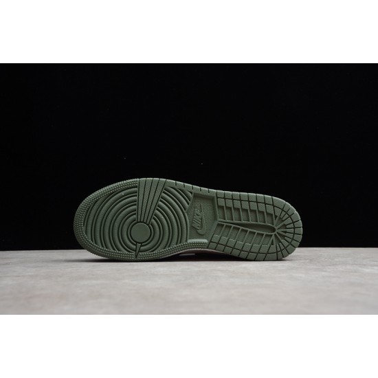 Jordan 1 Retro Low Green 553560121 Basketball Shoes Unisex
