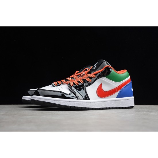 Jordan 1 Retro Low MultiColor CZ4776101 Basketball Shoes Unisex