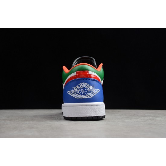 Jordan 1 Retro Low MultiColor CZ4776101 Basketball Shoes Unisex