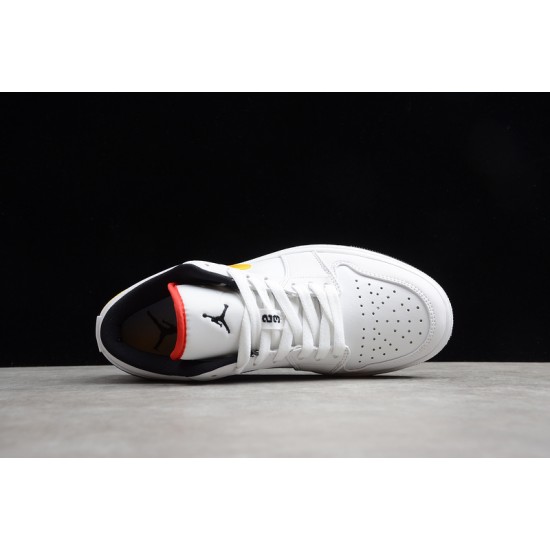 Jordan 1 Retro Low MultiColor Swoosh CW7009100 Basketball Shoes Unisex
