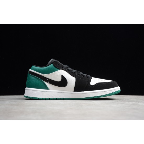 Jordan 1 Retro Low Mystic Green 553558113 Basketball Shoes Unisex