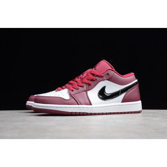 Jordan 1 Retro Low Noble Red 553558604 Basketball Shoes Unisex