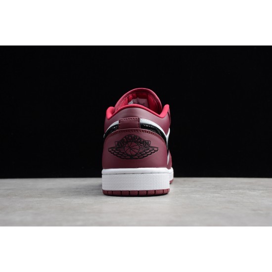 Jordan 1 Retro Low Noble Red 553558604 Basketball Shoes Unisex