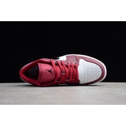 Jordan 1 Retro Low Noble Red 553558604 Basketball Shoes Unisex