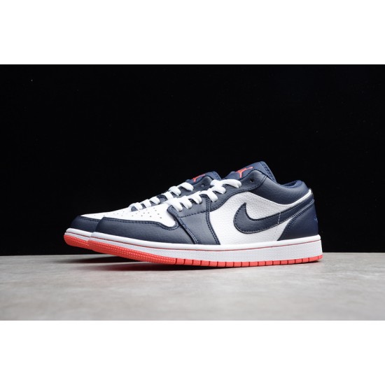 Jordan 1 Retro Low Obsidian Ember 553558481 Basketball Shoes Unisex