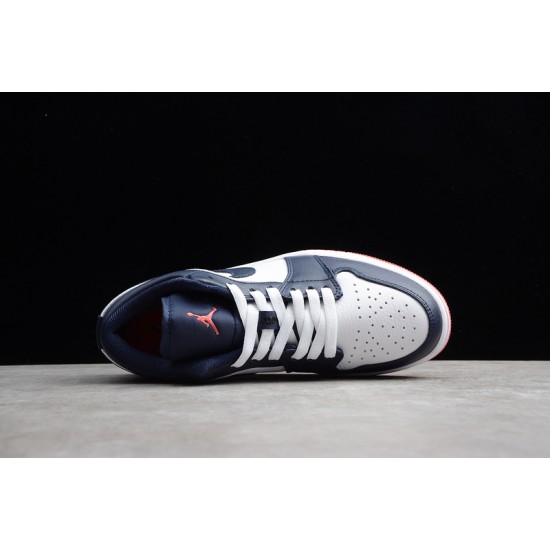 Jordan 1 Retro Low Obsidian Ember 553558481 Basketball Shoes Unisex