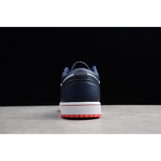 Jordan 1 Retro Low Obsidian Ember 553558481 Basketball Shoes Unisex