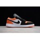 Jordan 1 Retro Low Orange Black 553558010 Basketball Shoes Unisex