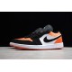 Jordan 1 Retro Low Orange Black 553558010 Basketball Shoes Unisex