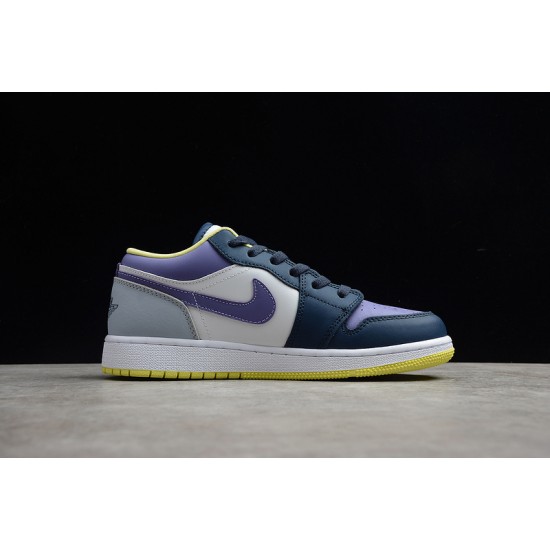 Jordan 1 Retro Low Purple DJ4342400 Basketball Shoes Unisex
