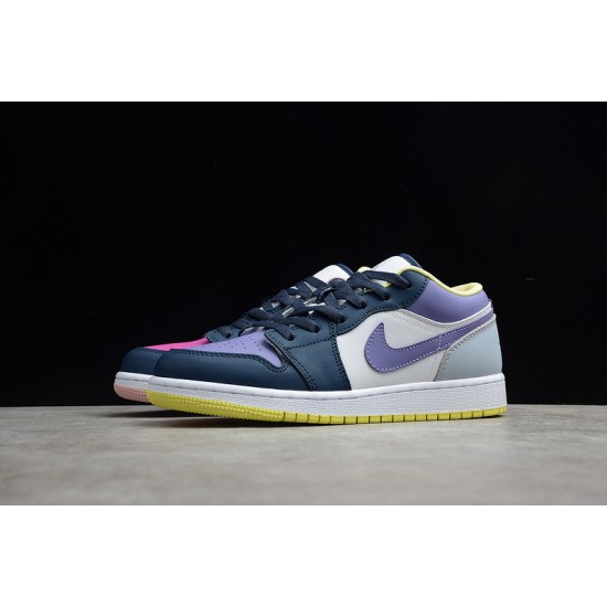 Jordan 1 Retro Low Purple DJ4342400 Basketball Shoes Unisex