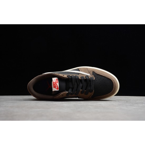 Jordan 1 Retro Low Travis Scott X CQ4277001 Basketball Shoes Men