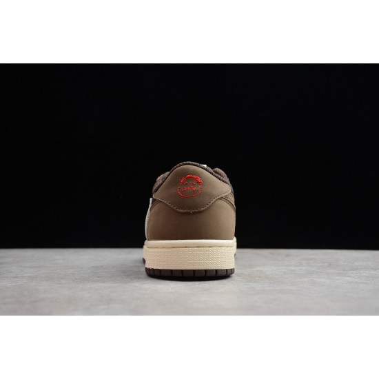 Jordan 1 Retro Low Travis Scott X CQ4277001 Basketball Shoes Men