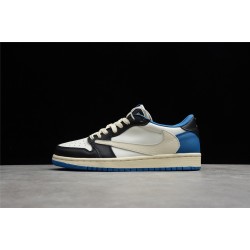 Jordan 1 Retro Low Travis Scott X Fragment X CQ3227105 Basketball Shoes Unisex