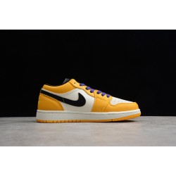 Jordan 1 Retro Low University Gold 553558700 Basketball Shoes
