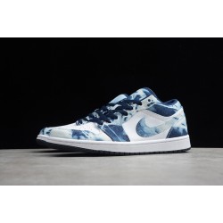 Jordan 1 Retro Low Washed Denim CZ8455100 Basketball Shoes Unisex