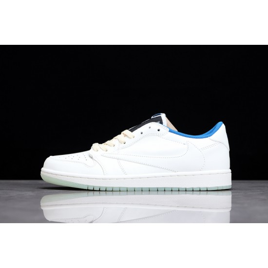 Jordan 1 Retro Low White Black 553558016 Basketball Shoes Unisex