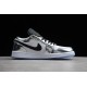 Jordan 1 Retro Low White Black 553560101 Basketball Shoes Unisex