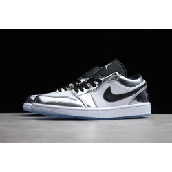Jordan 1 Retro Low White Black 553560101 Basketball Shoes Unisex