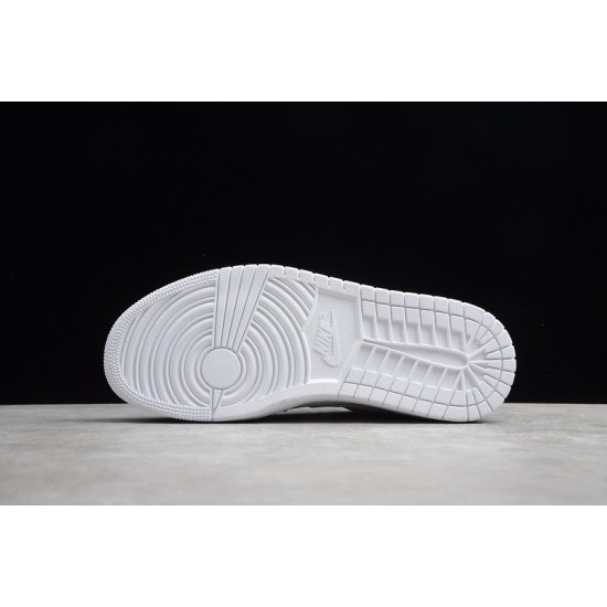 Jordan 1 Retro Low White Black 553560103 Basketball Shoes Unisex