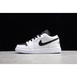Jordan 1 Retro Low White Blue 553668998 Basketball Shoes Unisex