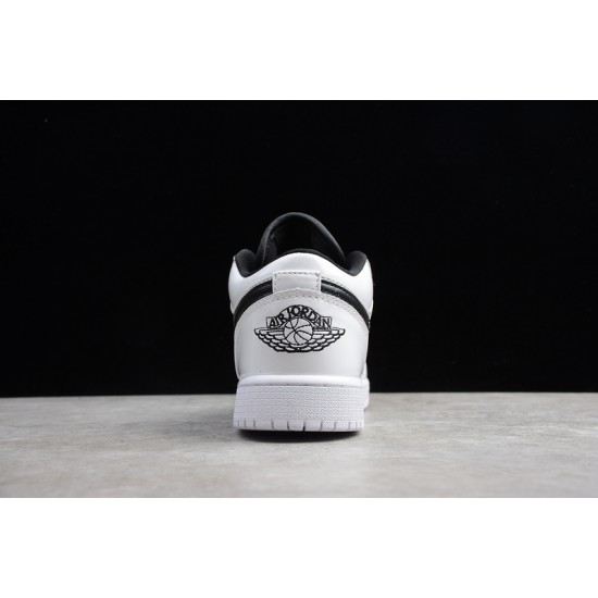 Jordan 1 Retro Low White Blue 553668998 Basketball Shoes Unisex