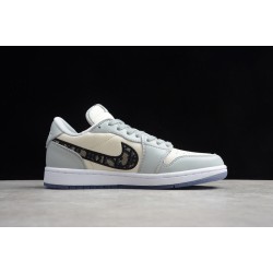 Jordan 1 Retro Low White Deep Royal Blue CZ4776101 Basketball Shoes Unisex