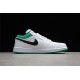 Jordan 1 Retro Low White Lucky Green 553558129 Basketball Shoes