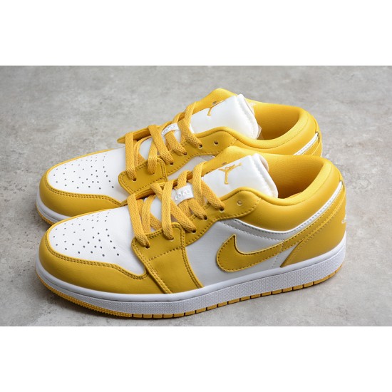 Jordan 1 Retro Low White Pollen 553560171 Basketball Shoes