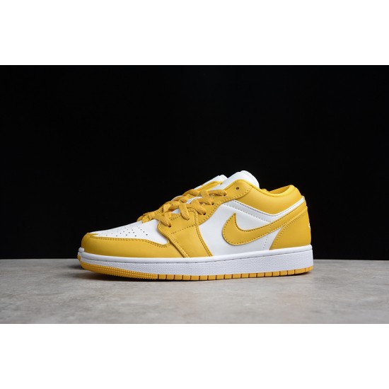 Jordan 1 Retro Low White Pollen 553560171 Basketball Shoes