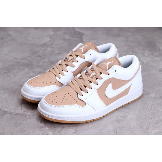 Jordan 1 Retro Low White TanDN6999100 Basketball Shoes