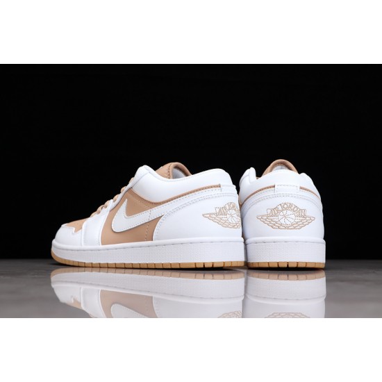 Jordan 1 Retro Low White TanDN6999100 Basketball Shoes