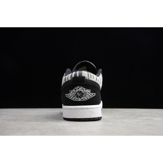 Jordan 1 Retro Low Zebra 553560057 Basketball Shoes Unisex