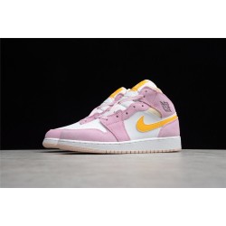 Jordan 1 Retro Mid Arctic Pink C9517-600 Basketball Shoes