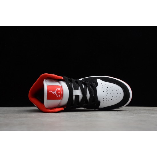 Jordan 1 Retro Mid Bad Santa 554725-607 Basketball Shoes