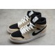 Jordan 1 Retro Mid Barely Orange BQ6472-800 Basketball Shoes