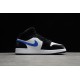 Jordan 1 Retro Mid Black Racer Blue 554725-084 Basketball Shoes