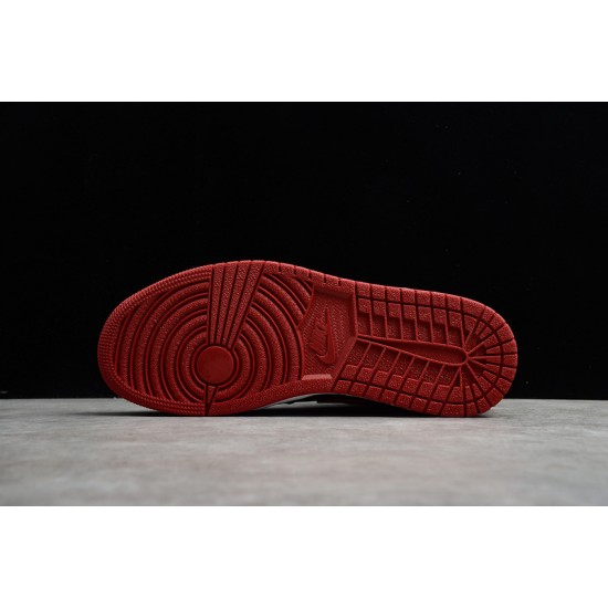 Jordan 1 Retro Mid Bred DA4666-001 Basketball Shoes