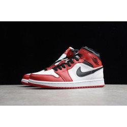 Jordan 1 Retro Mid Chicago 554724-173 Basketball Shoes
