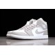 Jordan 1 Retro Mid College Grey 554724-082 Basketball Shoes